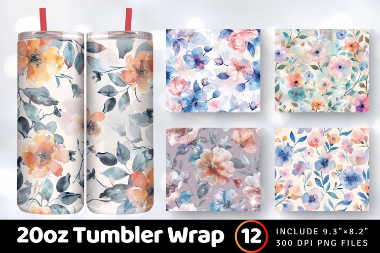 20 Oz Sublimation Tumbler Wrap Image 4