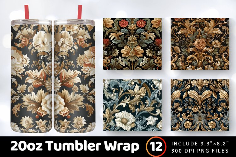 20 Oz Sublimation Tumbler Wrap Image 13