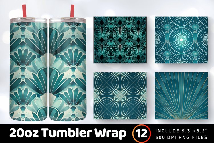 20 Oz Sublimation Tumbler Wrap Image 16