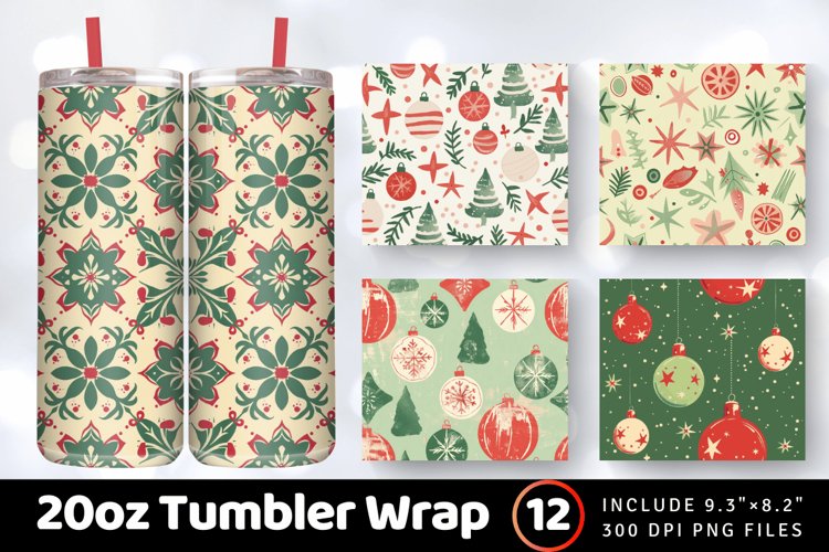 Christmas Tumbler Wrap Image 20