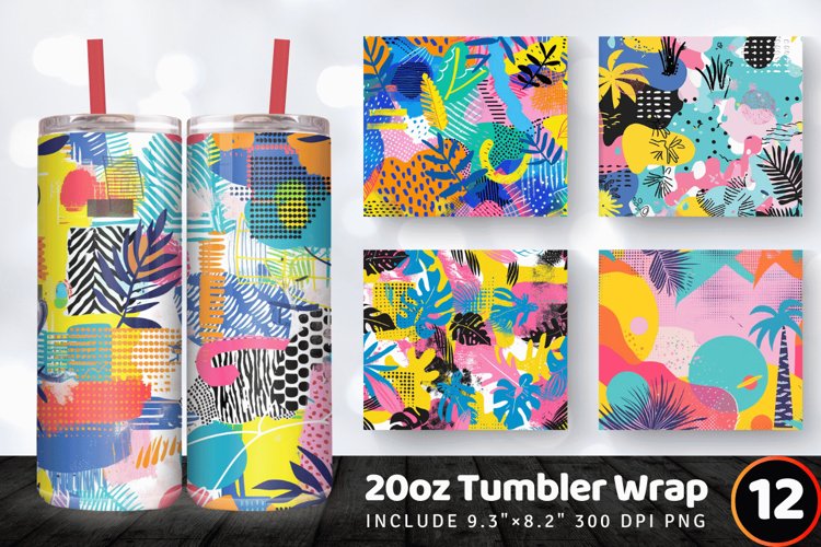 Tumbler Wrap Template Image 3