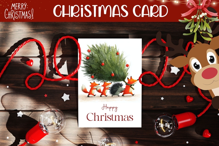 Christmas Card Template Image 23