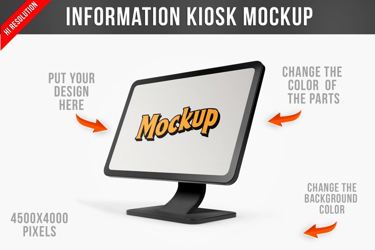 Information Kiosk Mockup