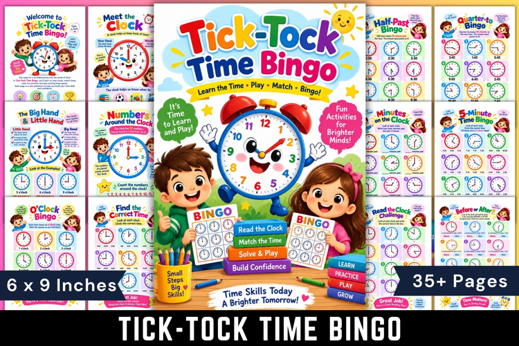 Tick-Tock Time Bingo