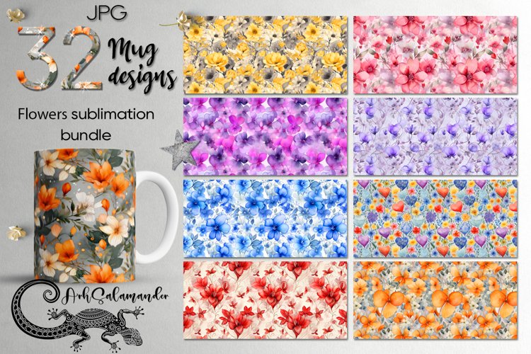 Watercolor Flowers Image 4