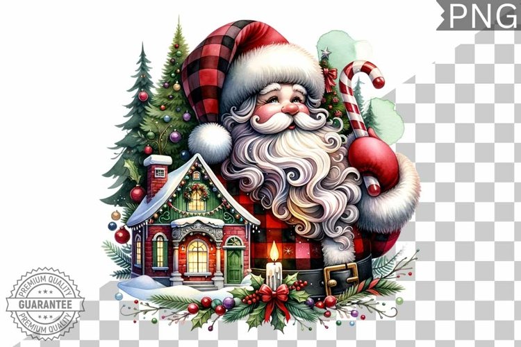 Santa Christmas Clipart Image 6