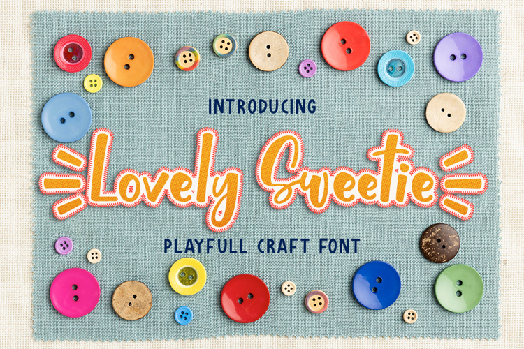 Lovely Sweetie - Playful Craft Font