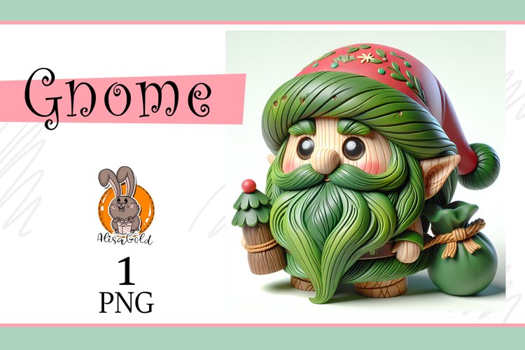 Christmas, dwarf, wooden example image 1