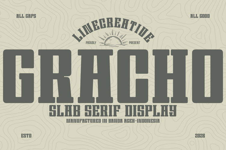 Gracho- Slab Serif Font
