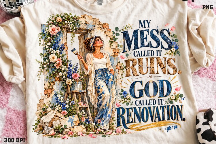 Grace Still Blooms Shirt PNG, Christian Floral Grace Shirt D example image 1