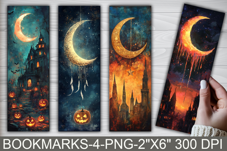 Vintage Halloween Bookmark