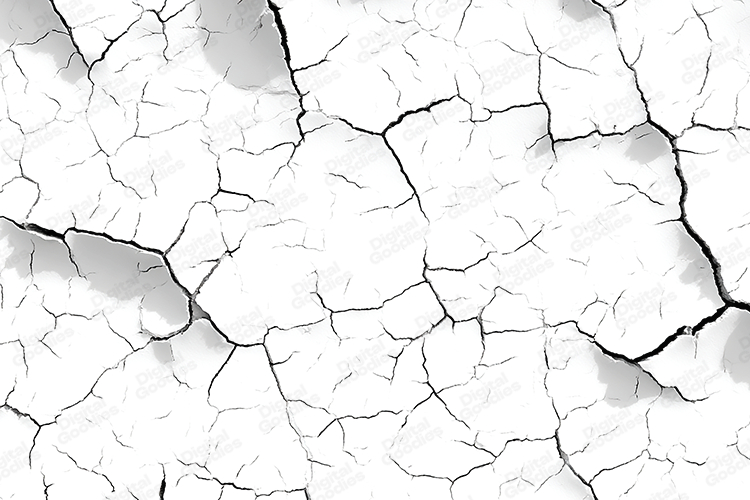 White Cracked Surface Texture Background JPG File