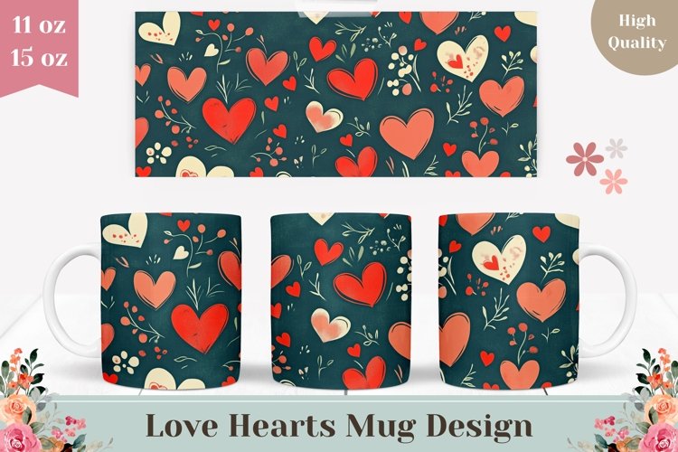Red Hearts Png Image 8
