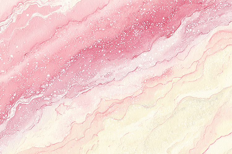 A marble texture and glittery accents