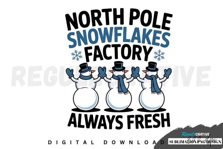 Funny winter, Humorous snowman Sublimation PNG