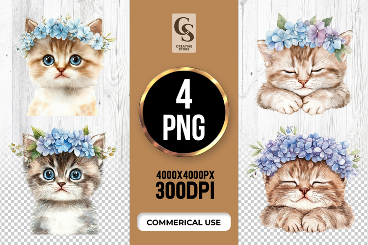 Blue Flower Clipart Image 14