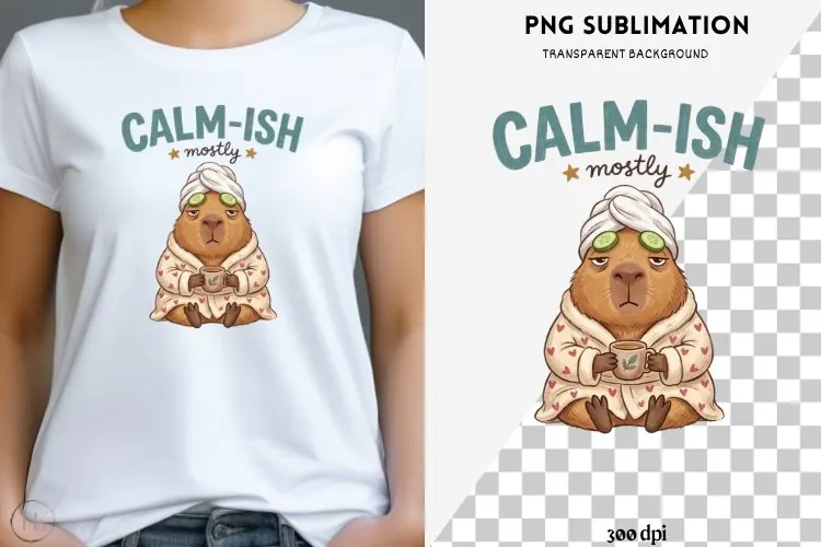 Funny Animal quote png design for T-shirts