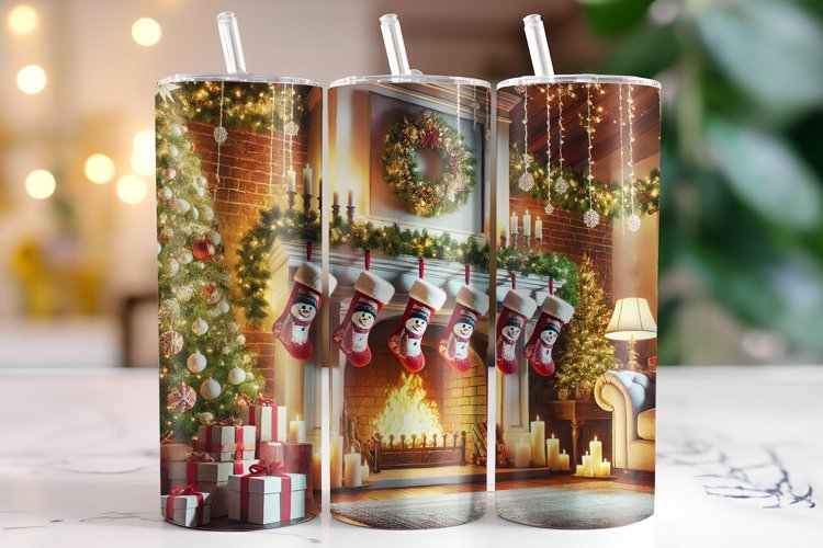 Christmas Tumbler Wrap | Sublimation | Tumblers