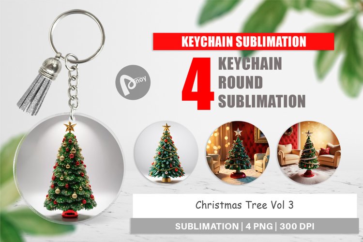 Keychain Christmas Tree