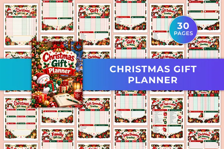 Christmas Gift Planner Kdp interiors