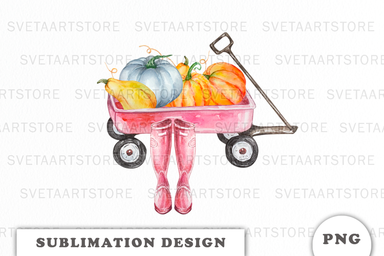 Watercolor Autumn Composition png