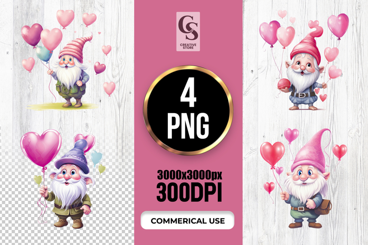 Cute Gnome Clipart Image 6
