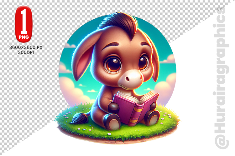 Donkey Clipart Image 23