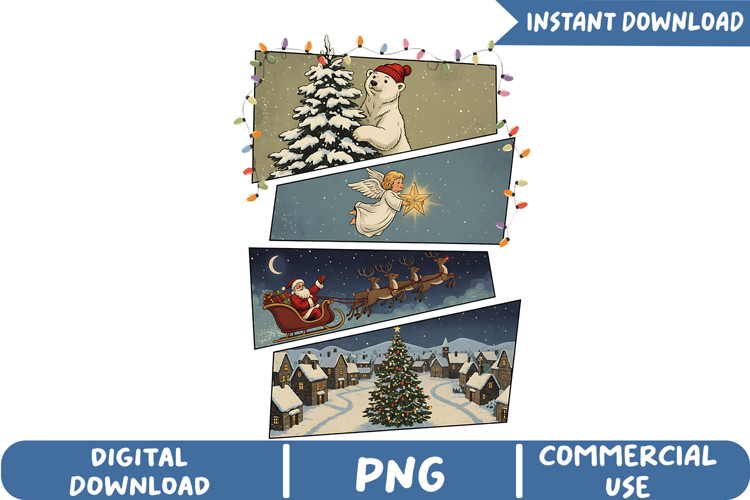 christmas lights png Image 7