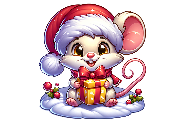Cute Mouse Clipart Image 8