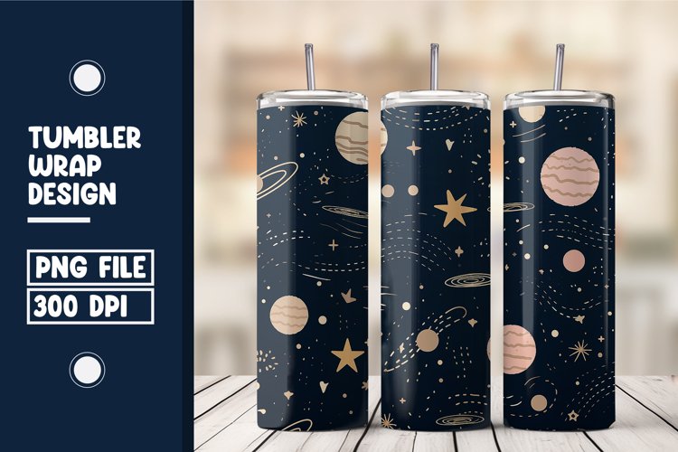 Galaxy Tumbler Wrap Design