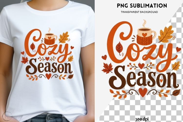 Fall phrase png design for T-shirts