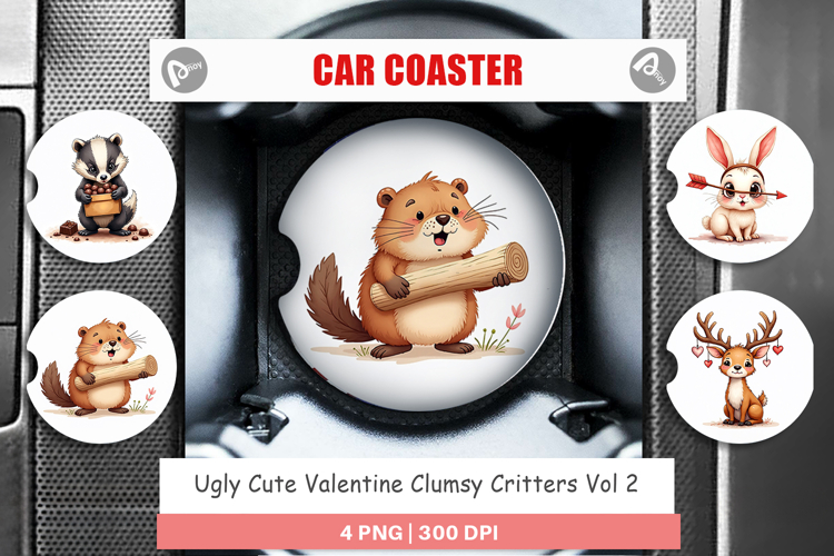 Clumsy Critters Car Coaster