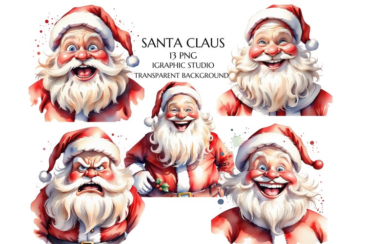 Santa Clause Clipart Image 24
