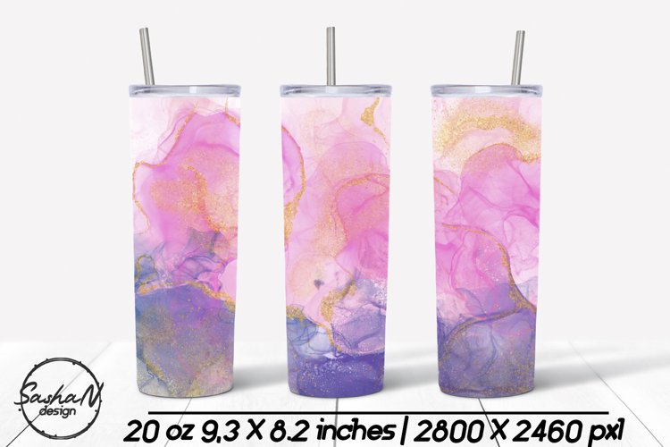 Alcohol Ink Tumbler Wrap Image 24