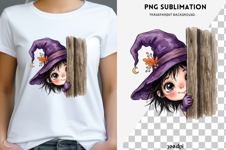 Peeking halloween png design for T-shirts