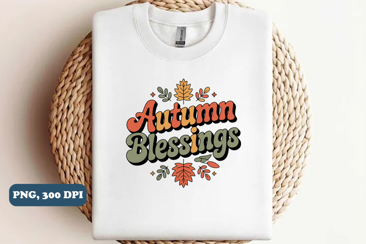 Autumn Blessings Christian png design