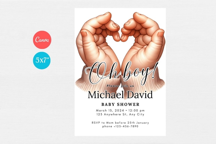 Baby Shower Invitation Template 164