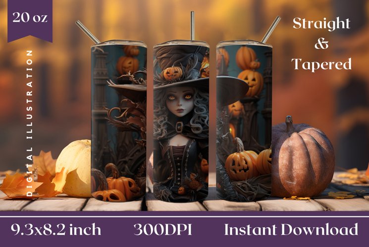 Halloween Tumbler Wrap Image 8