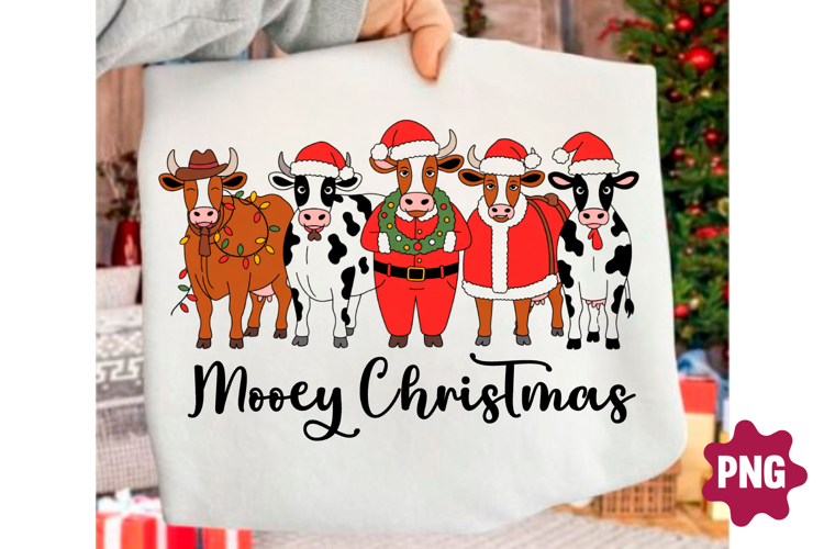 Christmas Cow Svg Image 2