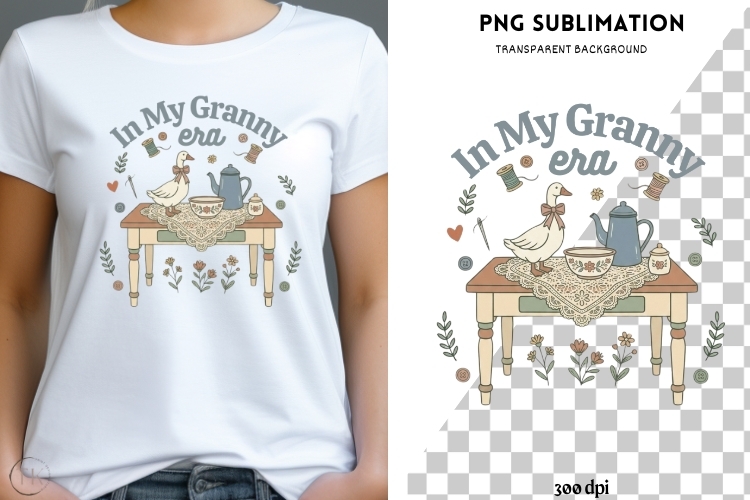 In My Granny Era PNG | Funny Grandma Sewing Design