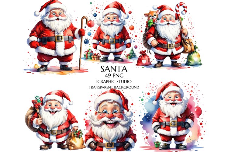 Santa Clause Clipart Image 8