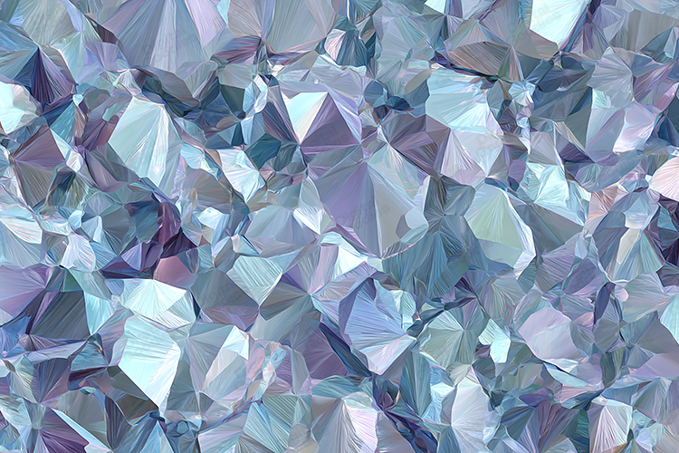 Icy Crystal Gemstone Abstract Background Texture Art