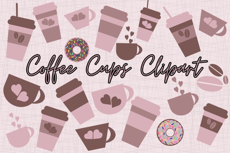 Coffee Cups Clipart Image 6