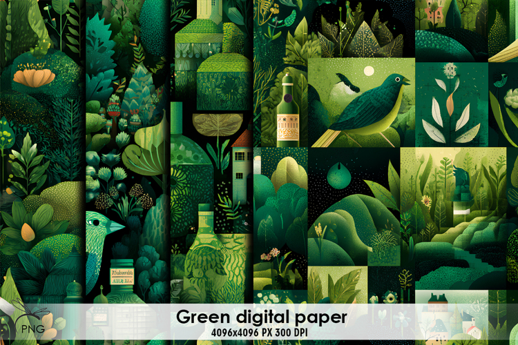Green digital paper
