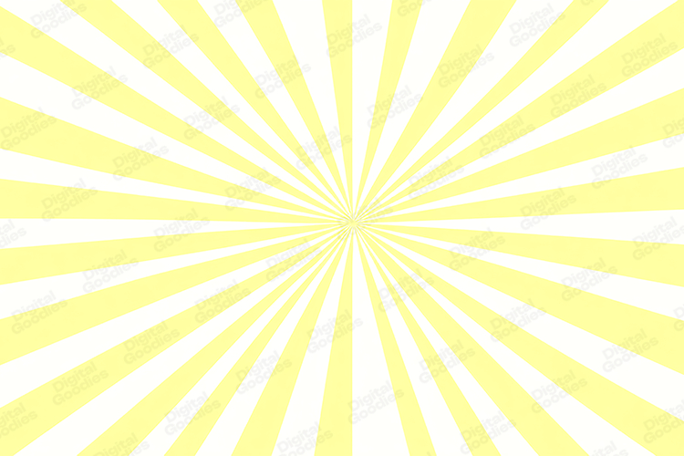 Yellow Sunburst Background Bright Radiating Lines Art