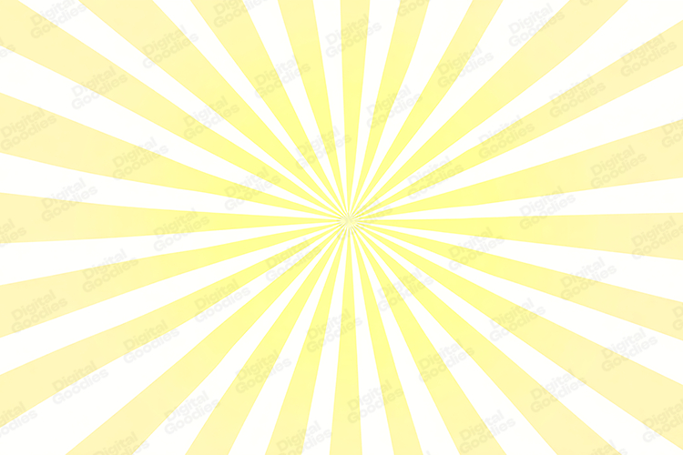 Yellow Sunburst Background Bright Radiating Lines Art
