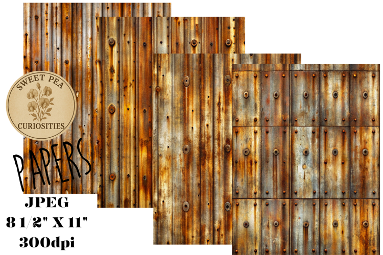 Metal, Grunge, Paper, Papers, Junk Journal