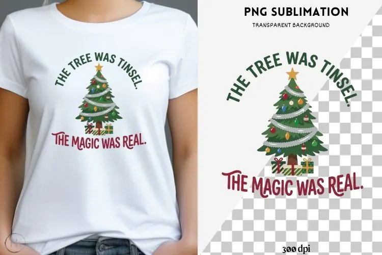 90's Christmas png design for T-shirts