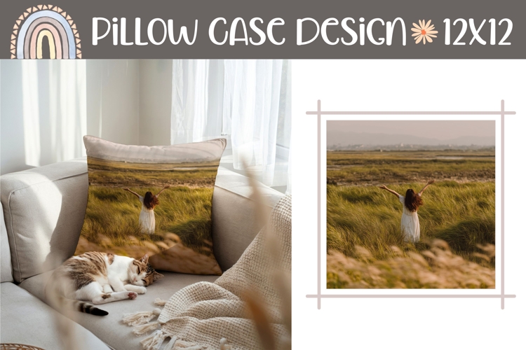 Nature Pillow Case Design, Summer Pillow Sublimation