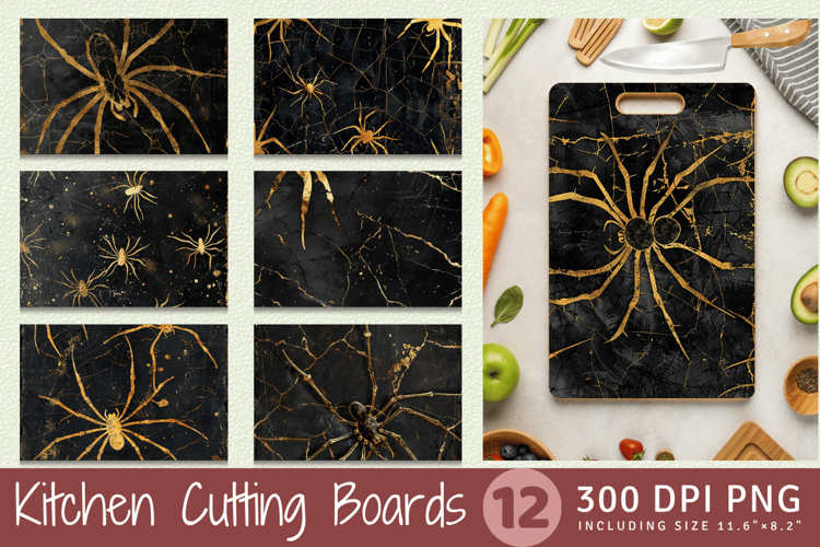 Black Spider Clipart Image 23